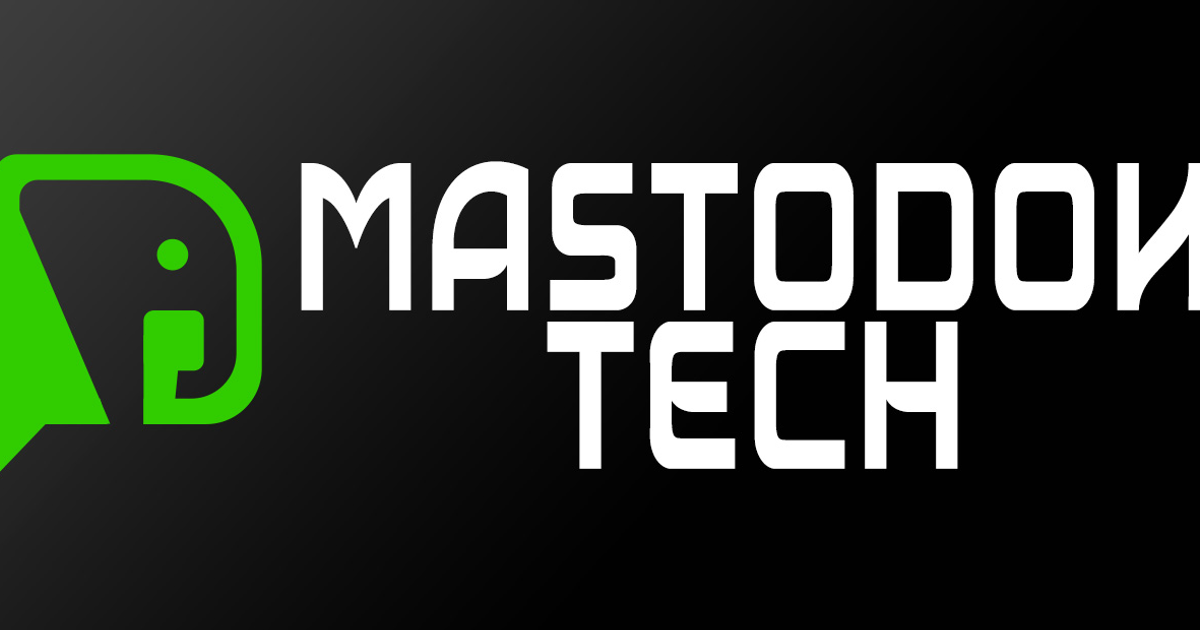 Icon for mastodon.tech